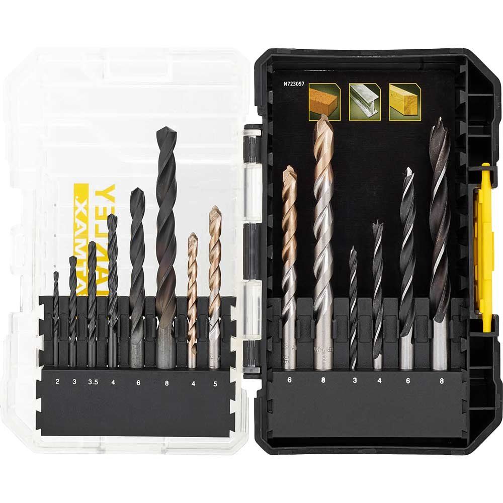 Stanley FatMax Multi-Stack Case 14 Piece Multi Purpose Drill Bit Set - Image 1