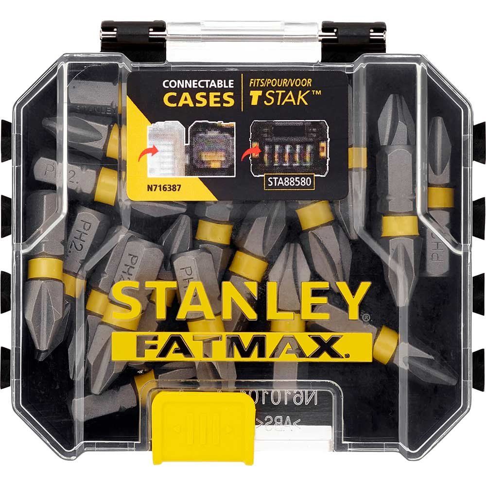 Stanley FatMax Impact Phillips Screwdriver Bits PH2 25mm Pack of 20 - Image 1