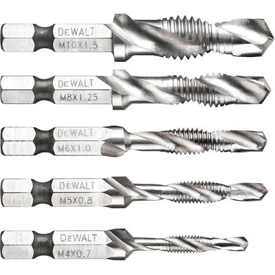 Dewalt DT50060-QZ Dt50060 Impact Ready Drill Tap Set 5 Piece