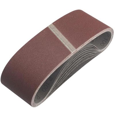 IRWIN® 75 x 533mm Sanding Belt Set, 9 Piece - Black