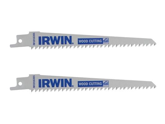 IRWIN® Sabre Saw Blade Wood/PVC Cutting 152mm Pack of 2 - Grey - Thumbnail 2