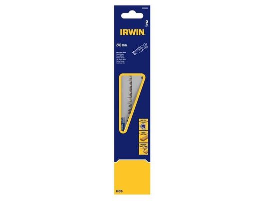 IRWIN® Sabre Saw Blade Coarse Wood Cutting 240mm Pack of 2 - Grey - Thumbnail 2