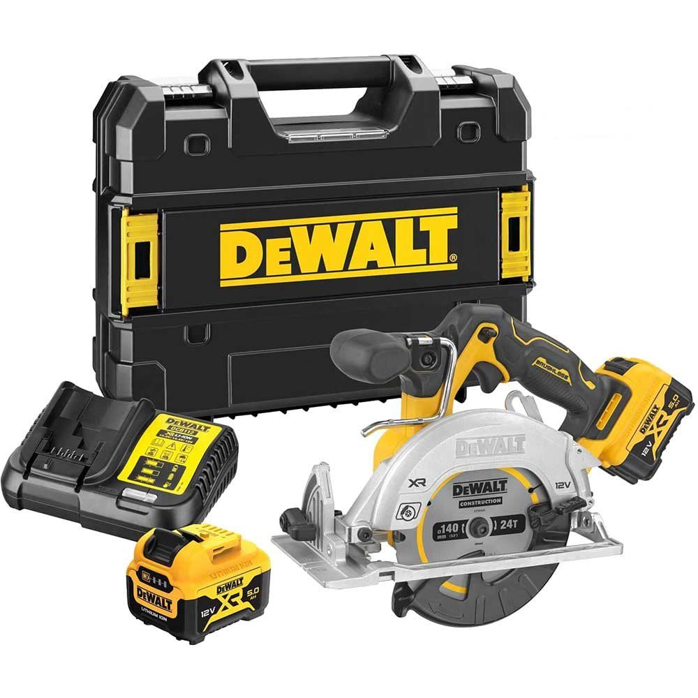 Dewalt DCS512P2-GB Dcs512D2 Brushless Xr Circular Saw 12V 2 X 5.0Ah Li-Ion - Image 1