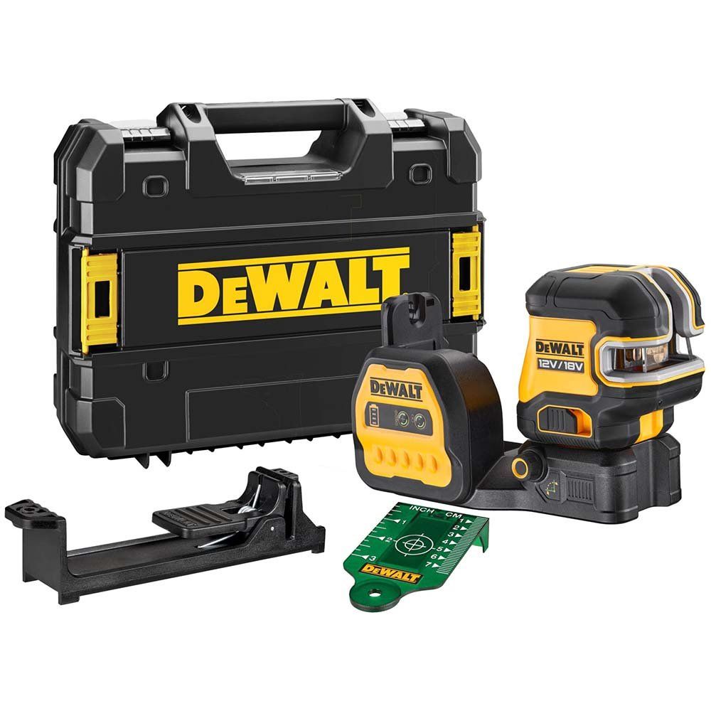 Dewalt DCE825NG18-XJ Dce825Ng18 Spot & Cross Green Laser 12/18V Bare Unit - Image 1