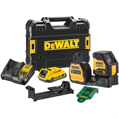 Dewalt DCE088D1G18-GB Dce088D1G18 Self-Levelling Cross Line Green Beam Laser 12/18V 1 X 2.0Ah Li-Ion