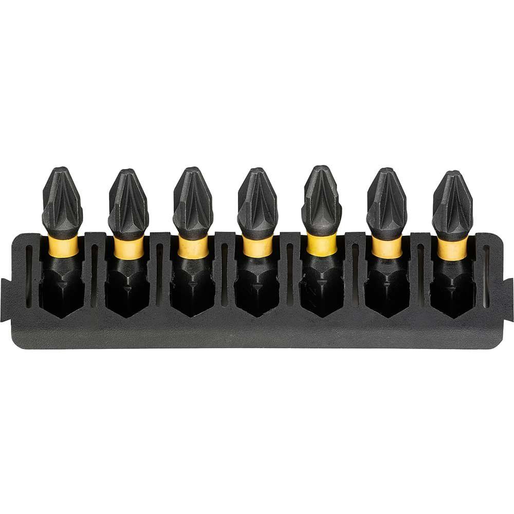 DeWalt 7 Piece FlexTorq PZ2 Screwdriver Bit Bar Set - Image 1