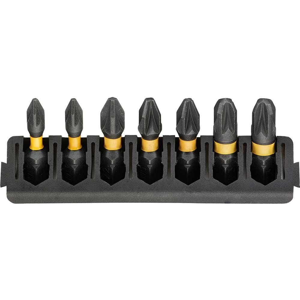 DeWalt 7 Piece FlexTorq Pozi Screwdriver Bit Bar Set - Image 1