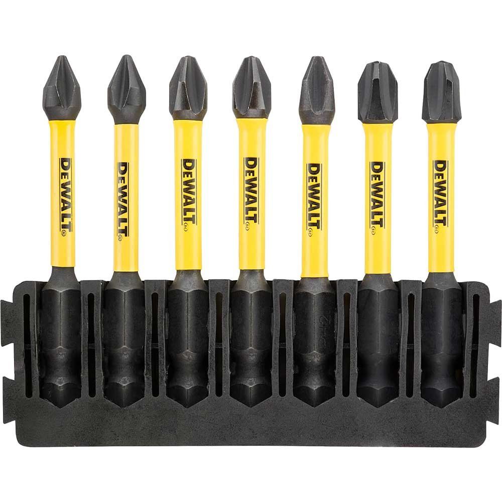 DeWalt 7 Piece FlexTorq Phillips Screwdriver Bit Bar Set - Image 1