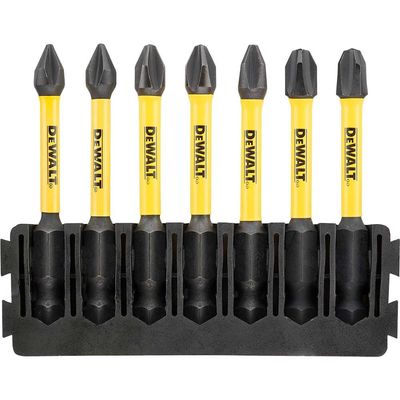 DeWalt 7 Piece FlexTorq Phillips Screwdriver Bit Bar Set