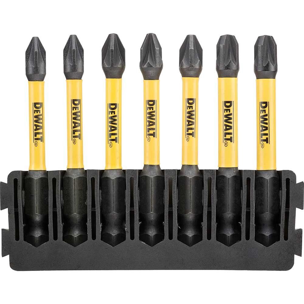 DeWalt 7 Piece FlexTorq Pozi Screwdriver Bit Bar Set - Image 1