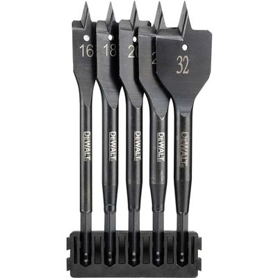 DeWalt 5 Piece Extreme Flatwood Drill Bit Bar Set