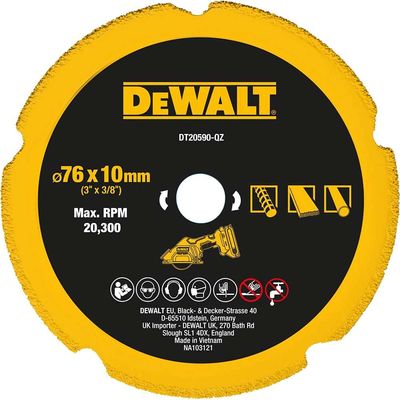 Dewalt DT20590-QZ Dt20590 Diamond Multi Material Blade 75Mm