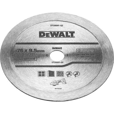 Dewalt DT20591-QZ Dt20591 Diamond Tile Blade 76Mm