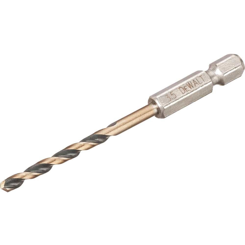 Dewalt Black&Gold Hex Hss-G Drill Bit 3.5Mm DT20603-QZ - Image 1