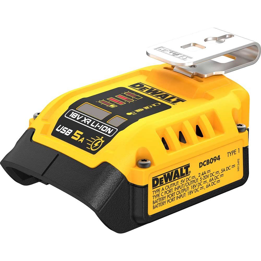 DeWalt DCB094 18v XR 5A USB Power Delivery Charging Kit - Image 1
