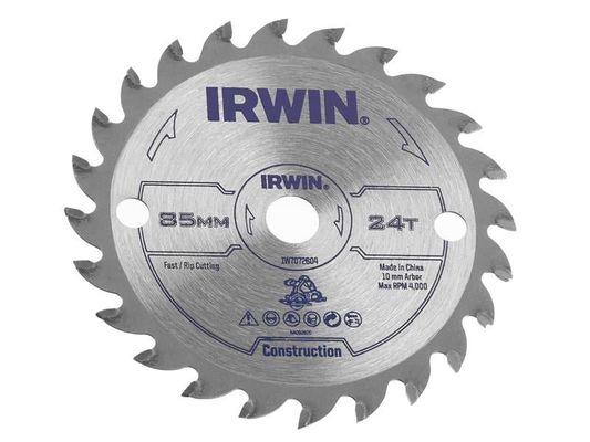 IRWIN® General Purpose Saw Blade 85 x 10mm x 24T ATB - Grey - Thumbnail 2