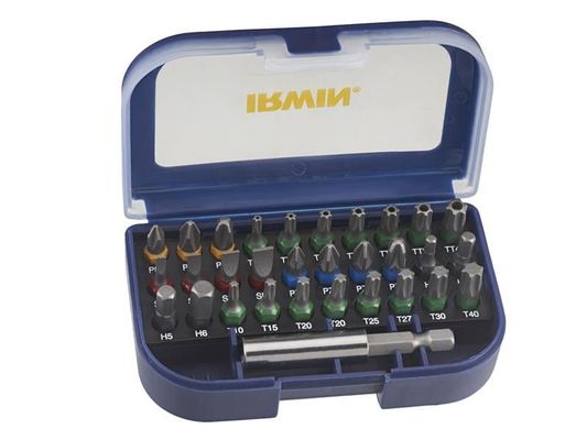 IRWIN® Colour Coded Screwdriver Bit Set, 31 Piece - Black - Thumbnail 2
