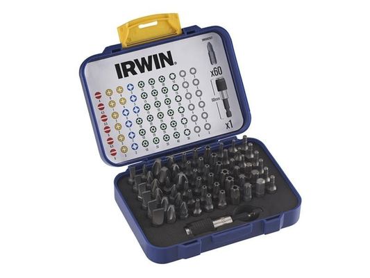 IRWIN® Colour Coded Screwdriver Bit Set, 61 Piece - Black - Thumbnail 2