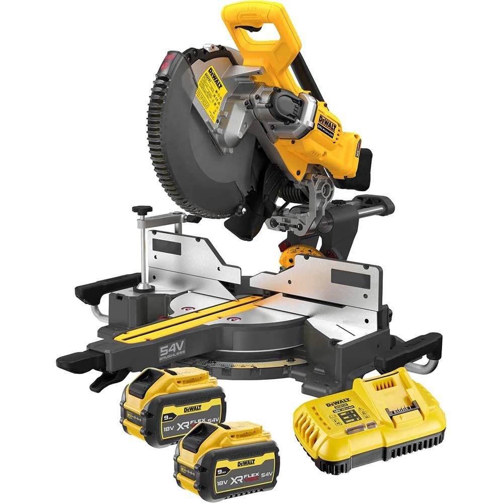 Dewalt DCS781X2-GB Dcs781X2 Xr Flexvolt Mitre Saw 305Mm 54V 2 X 3.0Ah Li-Ion - Image 1