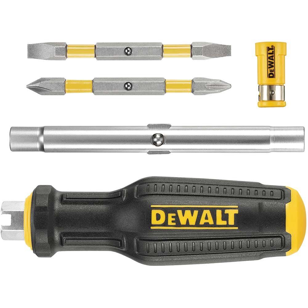 DeWalt Full Fit 6 Way Multibit Screwdriver - Image 1