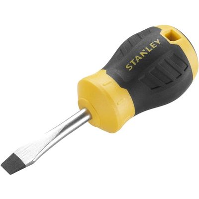 Stanley Cushion Grip Flared Slotted Screwdriver 6.5mm 45mm