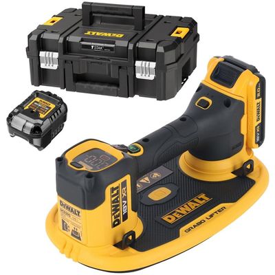 DeWalt DCE590 18v XR Cordless Grabo Suction Lifter 1 x 2ah Li-ion Charger Case