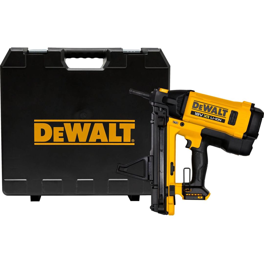 DeWalt DGN845 18v XR Cordless C6 Trak-It Gas Nailer No Batteries No Charger Case - Image 1
