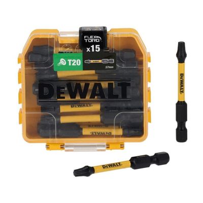 DeWalt Tough Case Flex Torq Screwdriver Bits Torx