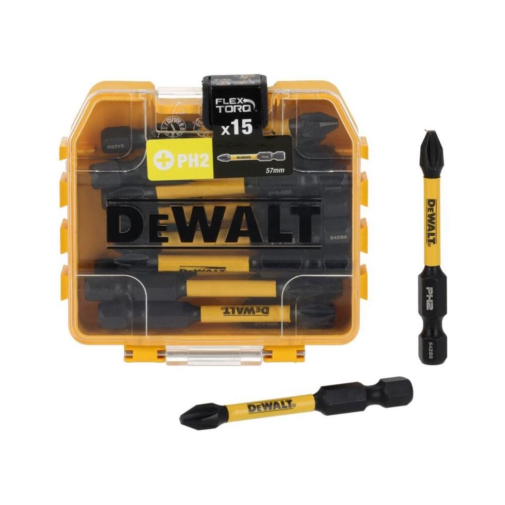 DeWalt Tough Case Flex Torq Phillips Screwdriver Bits - Image 1