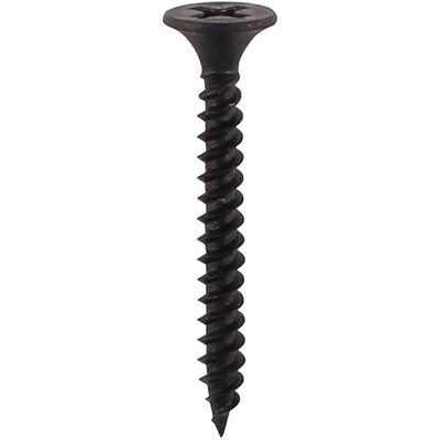 Timco 00075DRY Drywall Metal Stud Plasterboard Screws - Ph - Bugle - Fine Thread - Black 4.2 X 75 Box 500