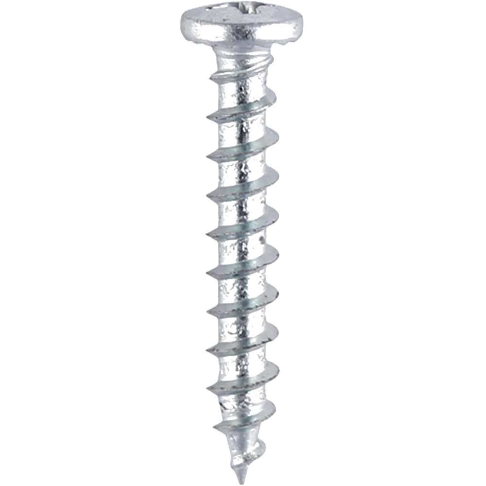 Timco 217Z Window Fabrication Screws - Friction Stay - Shallow Pan With Serrations - Ph - Single Thread - Gimlet Point - Zinc 4.8 X 25 - Image 1