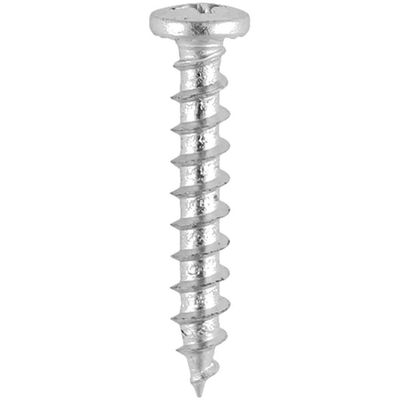 Timco 216SS Window Fabrication Screws - Friction Stay - Shallow Pan With Serrations - Ph - Single Thread - Gimlet Tip - Stainless Steel 4.8 X 20