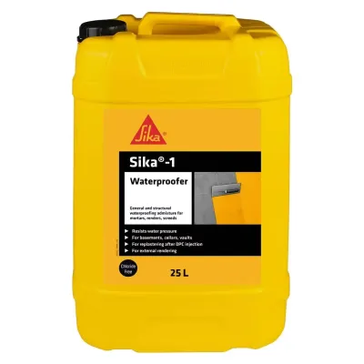 Sika 1 Waterproofer 114449 25Ltr - Thumbnail 2