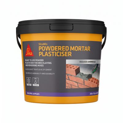 Sika SikaMix Powdered Mortar Plasticiser 15 G - Thumbnail 2