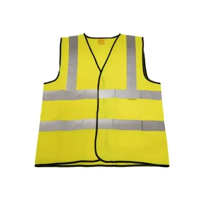 Sealey 9804XL Hi-Vis Waistcoat (Site & Road Use) Yellow - X-Large - Thumbnail 2