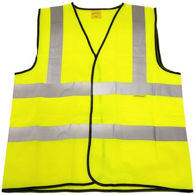 Sealey 9804XXL Hi-Vis Waistcoat (Site And Road Use) Yellow - Xx-Large