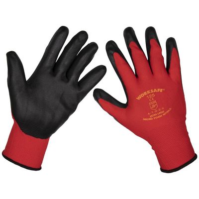 Sealey 9125XL Flexi Grip Nitrile Palm Gloves (X-Large) - Pair