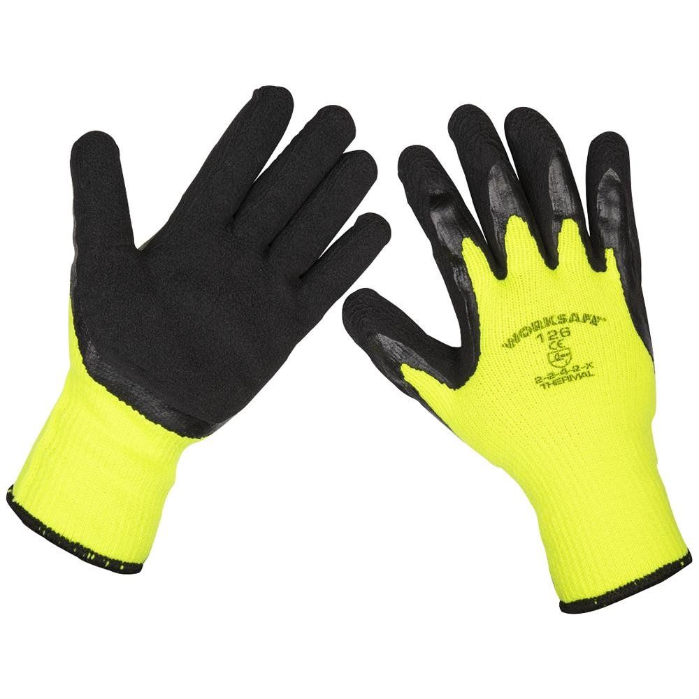 Sealey 9126 Thermal Super Grip Gloves (Large) - Pair - Image 1
