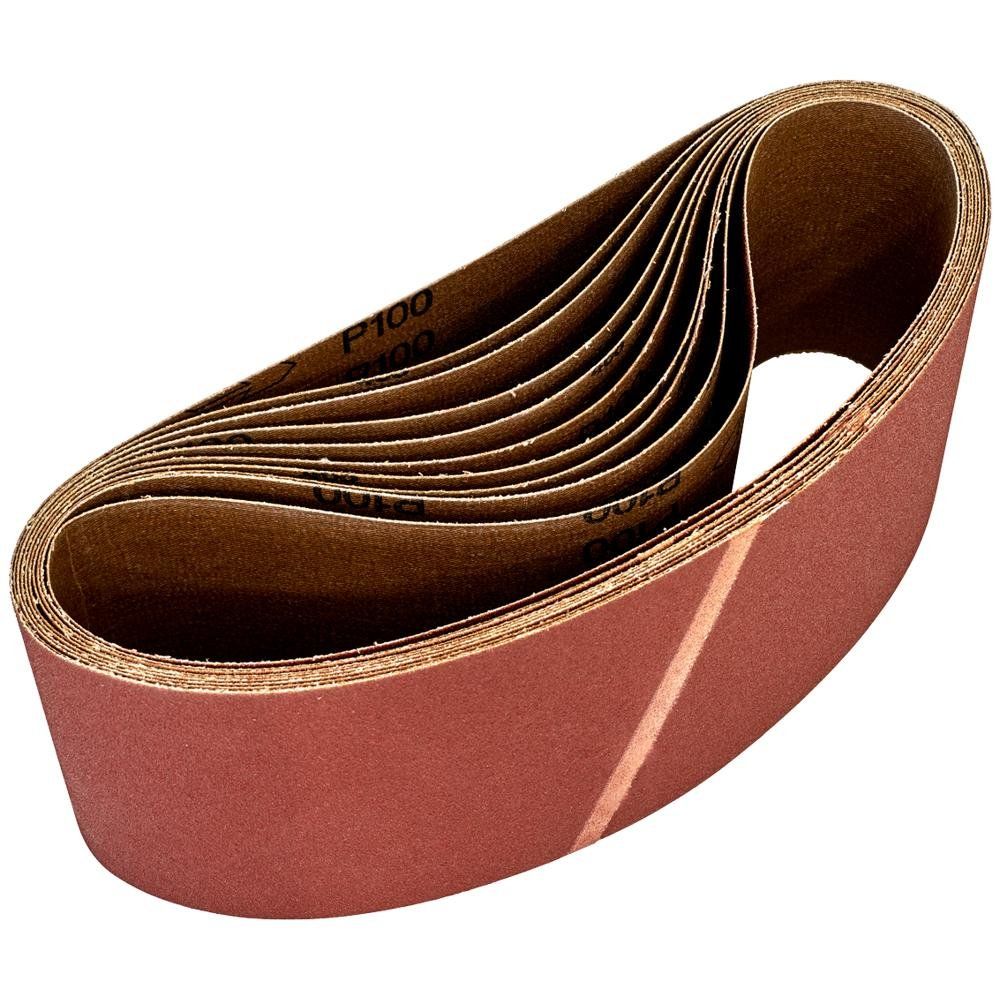 Sirius 100mm x 620mm Sanding Belt 100mm x 620mm 100g Pack of 10 - Image 1