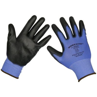 Sealey 9117L Lightweight Precision Grip Gloves (Large) - Pair