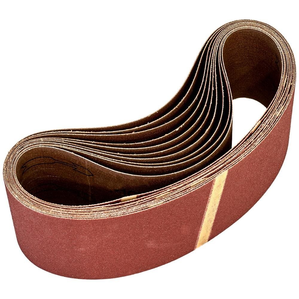 Sealey 75mm x 533mm Sanding Belt 75mm x 533mm 60g Pack of 10 - Image 1