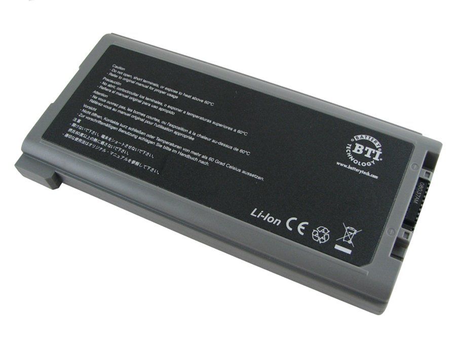 BTI 0Wh 9 cell LAP0424 compatible battery for Panasonic TOUGHBOOK CF-31 TOUGHBOOK CF-53 TOUGHBOOK 53 TOUGHBOOK CF53 - Image 1