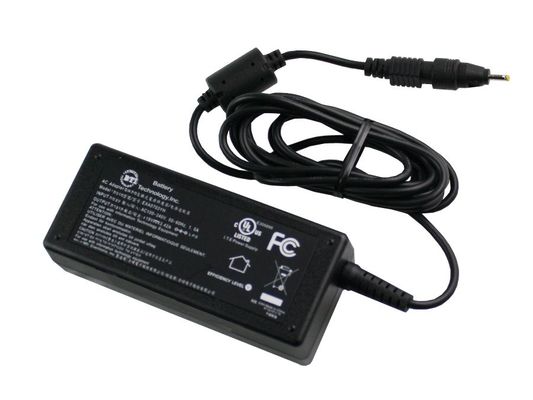 BTI 65W AC Adapter with 2.4mm x 0.75mm (length 12mm) connector for use with Asus EEE models