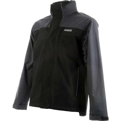 Dewalt Storm Waterproof Jacket Black/Grey M - Thumbnail 2