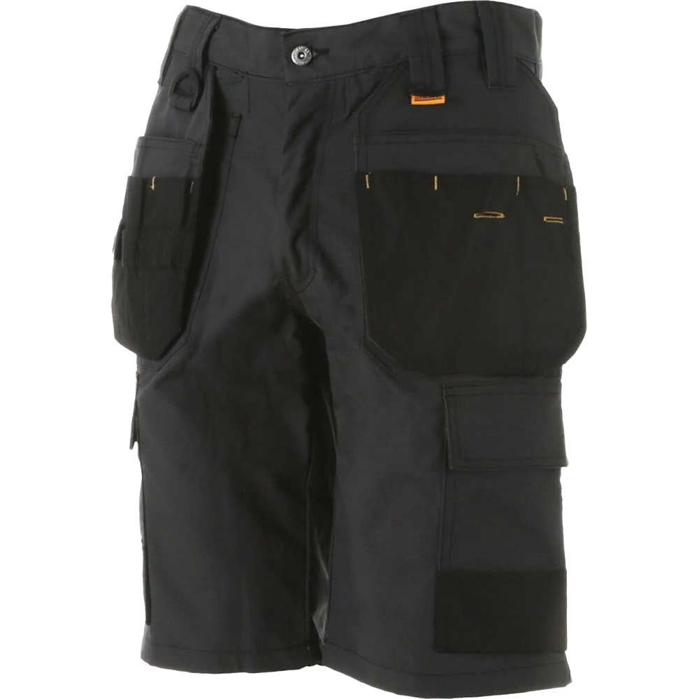 DeWalt Cheverley Ripstop Multi Pocket Work Shorts Grey 36" - Image 1