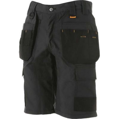 DeWalt Cheverley Ripstop Multi Pocket Work Shorts Grey 36"