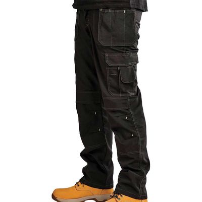 Stanley Iowa Holster Pocket Work Trousers Black 32" 31"