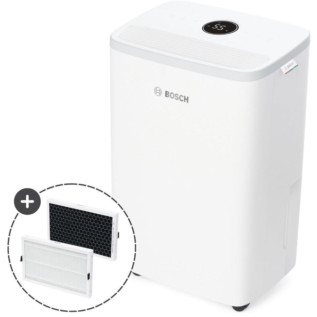 Bosch Dry 1000 2-in-1 Filter Dehumidifier - White - Image 1