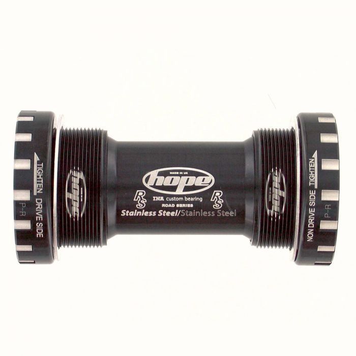 Hope Stainless Road Bottom Bracket Cups - 68mm Black - Image 1