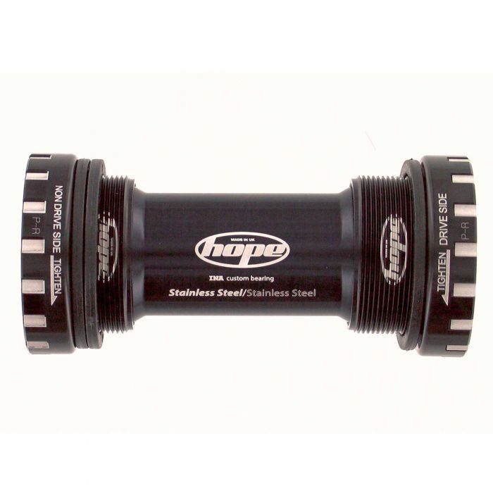 Hope Stainless Bottom Bracket Cups - 24mm Axle - 68/73mm Black - Image 1